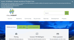 Desktop Screenshot of hobartcity.com.au